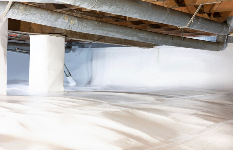 Belleville Michigan crawlspace repair - after encapsulation