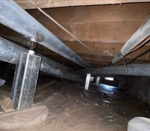 Grosse Ile MI – Sloping Floor Repair with Correct Force Jacks