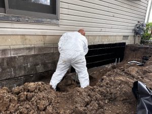 Rockwood MI – Foundation Repair with Helical Piers